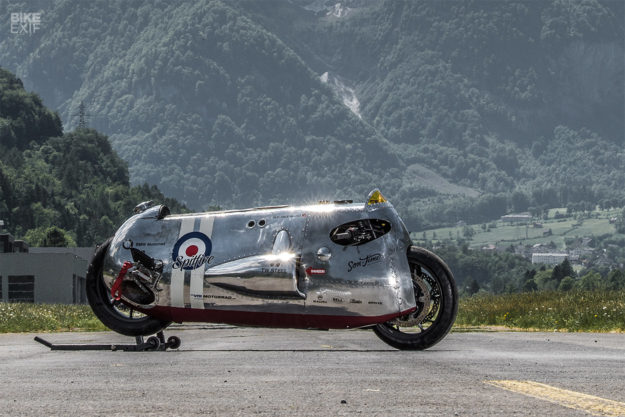 Spitfire: The VTR Customs x TW Steel BMW R1200 R with built-in flame thrower