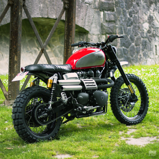 Quality Time: A 2016 Triumph Scrambler customized for father and son