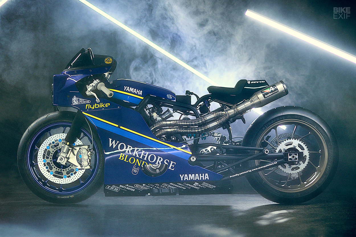 Tribute to the ‘Gauloises’ Bol d'Or racer: A Yamaha XSR700 Sultans of Sprint bike