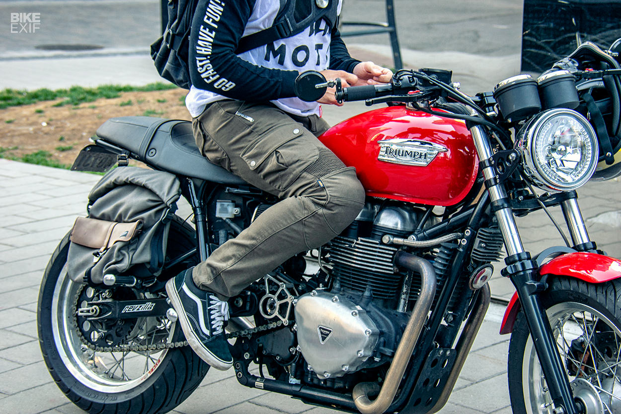 RAC3 Motorbike Unisex Protective Leggings Made with DuPont Kevlar Full  Lining