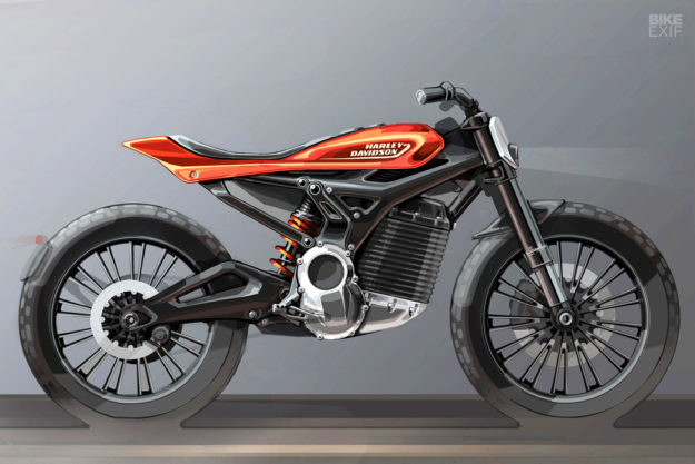 Harley small electric motorcycle concept