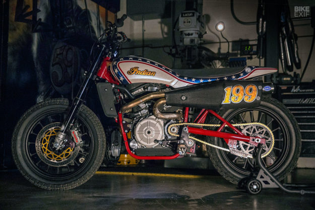 Damage Control: How Travis Pastrana's ‘Evel Knievel’ Indian FTR750 stunt bike was built