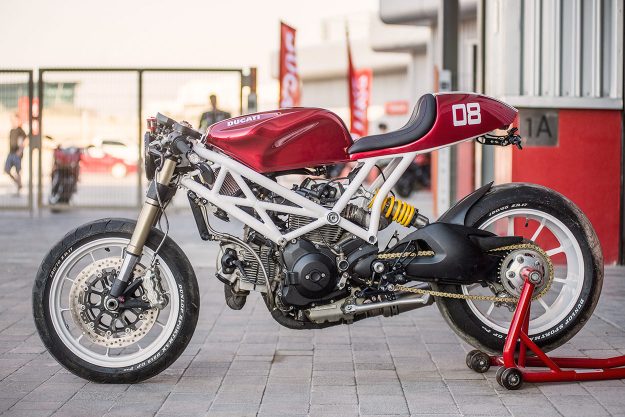 Ducati Monster 1100 EVO cafe racer by Marc Roissetter
