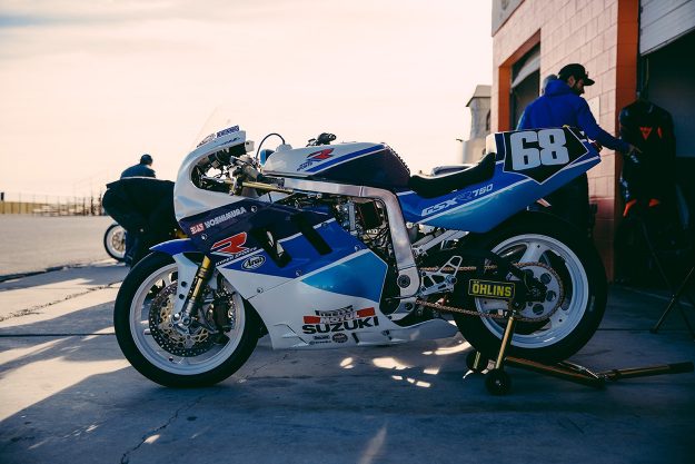 Suzuki GSX-R750 racing motorcycle by Super8cycles