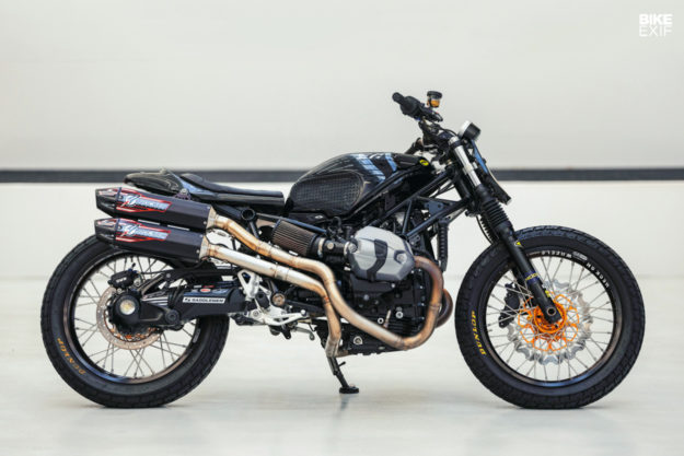 BMW R nineT flat track motorcycle by Gunn Design
