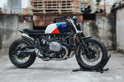 Scrambler kit for the BMW R nineT by Hookie Co.
