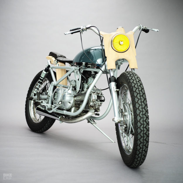 Beech racer: A classic Aermacchi 350 with a touch of wood