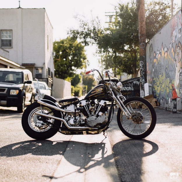 Norman Reedus’ Harley Knucklehead motorcycle, built by Powerplant