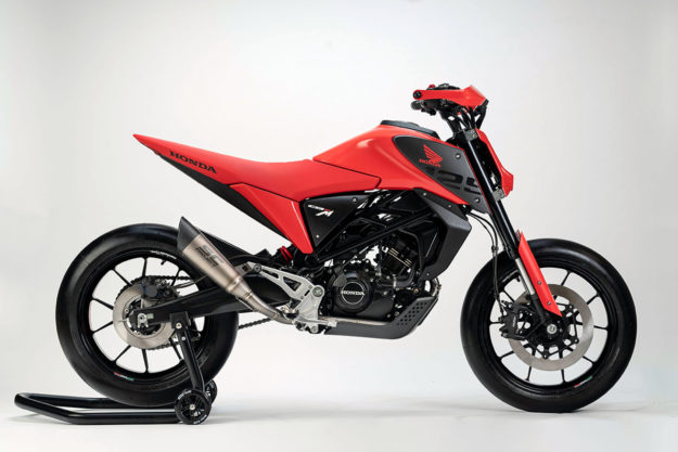 Honda CB125M supermoto concept