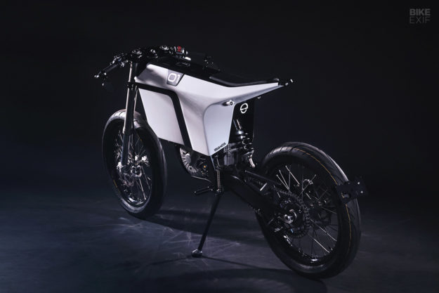 A custom KTM electric bike built by Urban Motor for Schuberth