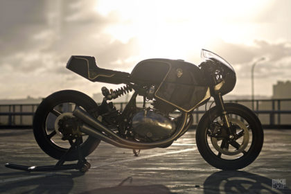 The new Royal Enfield Continental GT customized by Rough Crafts