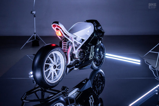 Custom Ducati inspired by the Air Jordan XI Concord