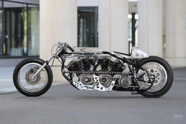 Twin-engined Harley drag bike by Hot Chop Speed Shop of Japan