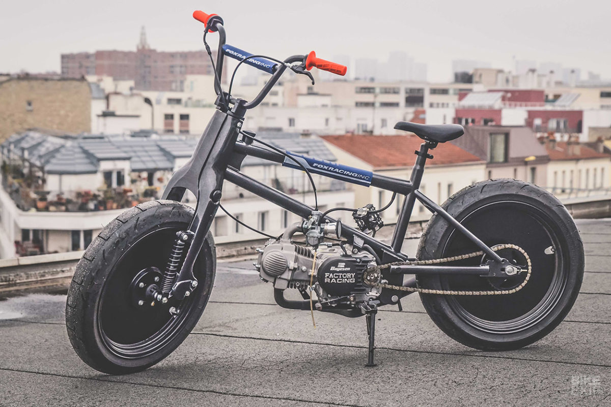 Crossbreed: A Cub x BMX hybrid with a motorcycle engine | Bike EXIF