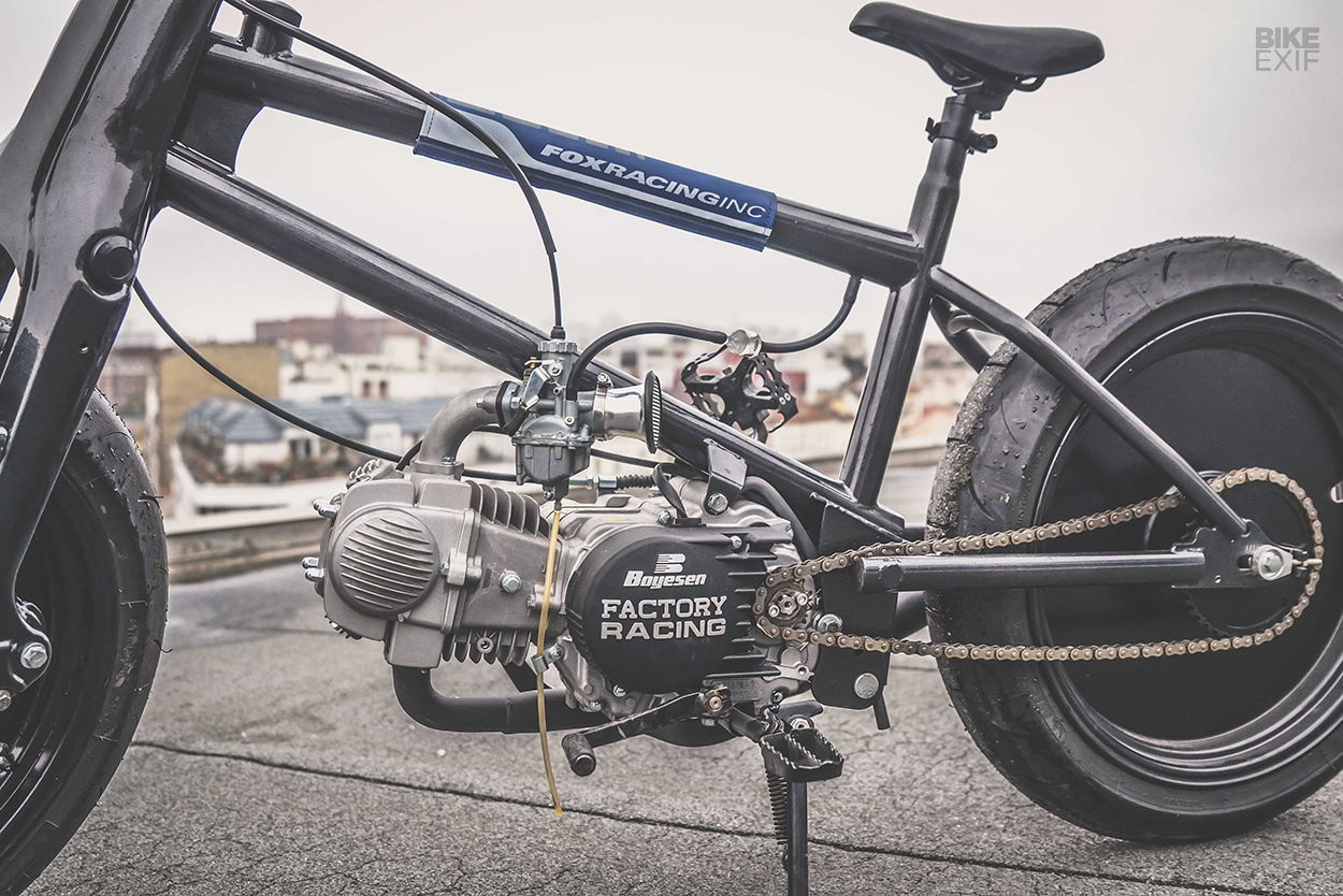 Crossbreed: A Cub x BMX hybrid with a motorcycle engine | Bike EXIF