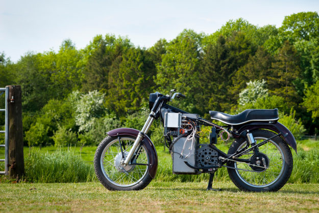 1961 Royal Enfield Bullet converted to electric power