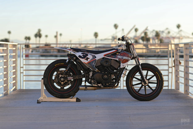A Street Rod 750 Hooligan racer by Noise Cycles