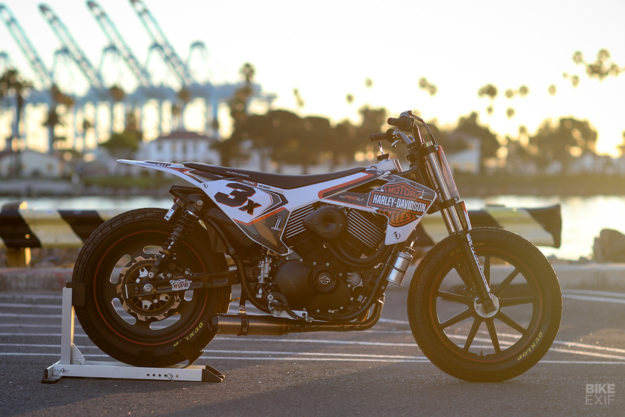 A Street Rod 750 Hooligan racer by Noise Cycles