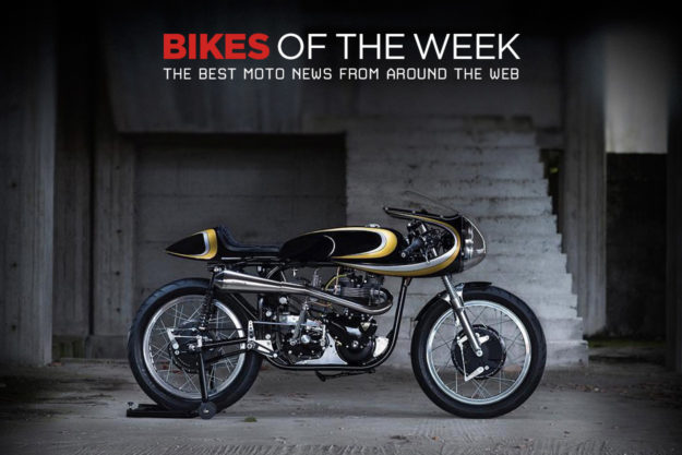 The best cafe racers, customs and electric motorcycles from around the web.