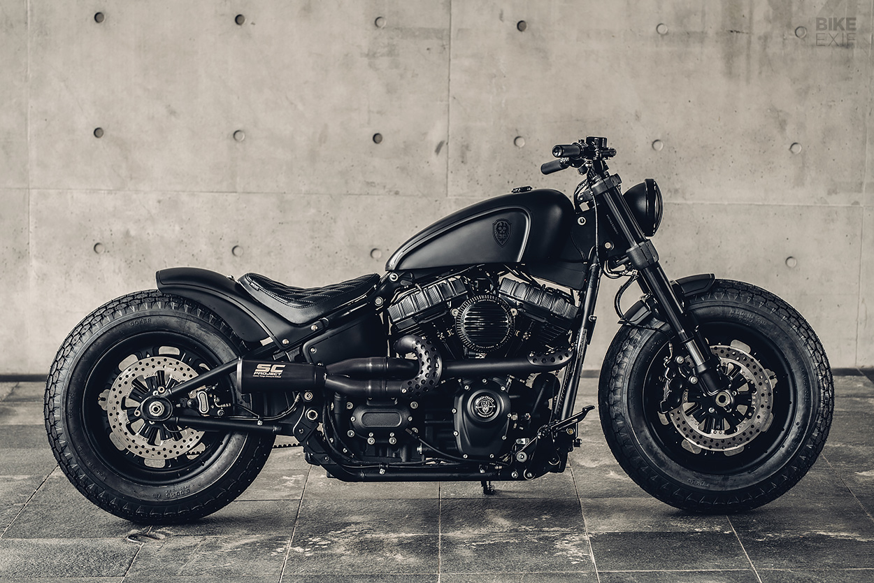 Mighty Guerrilla: A Harley Fat Bob from Rough Crafts | Bike EXIF
