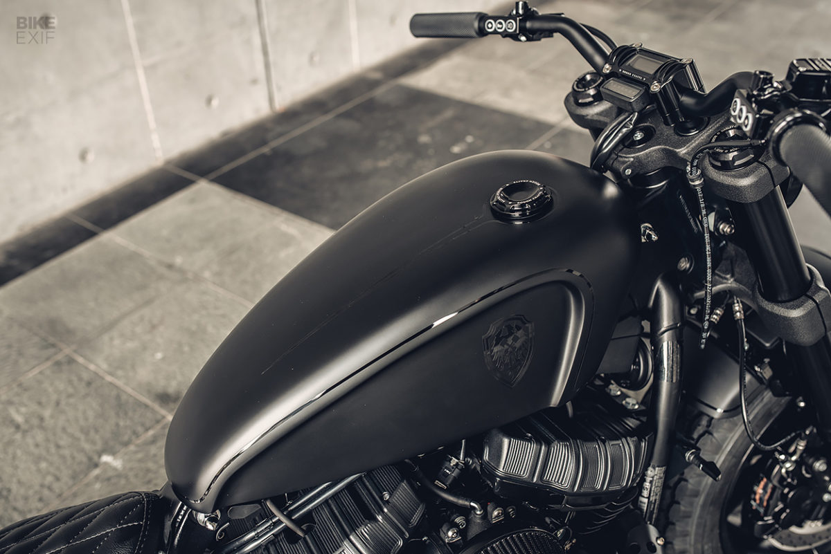 Mighty Guerrilla: A Harley Fat Bob from Rough Crafts | Bike EXIF