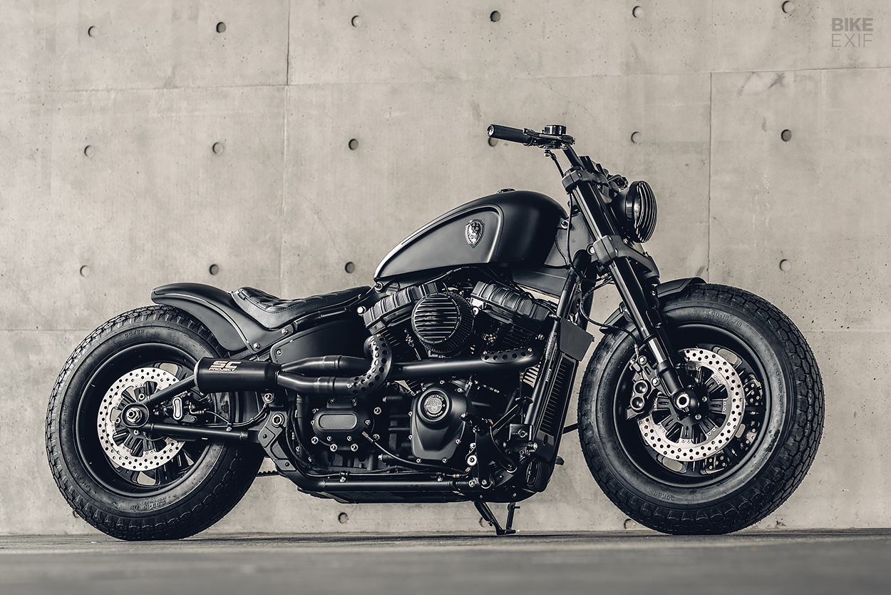 Mighty Guerrilla: A Harley Fat Bob from Rough Crafts