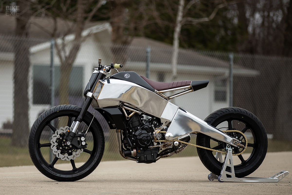 The Omen: A Yamaha MT-07 With a Custom Perimeter Frame | Bike EXIF