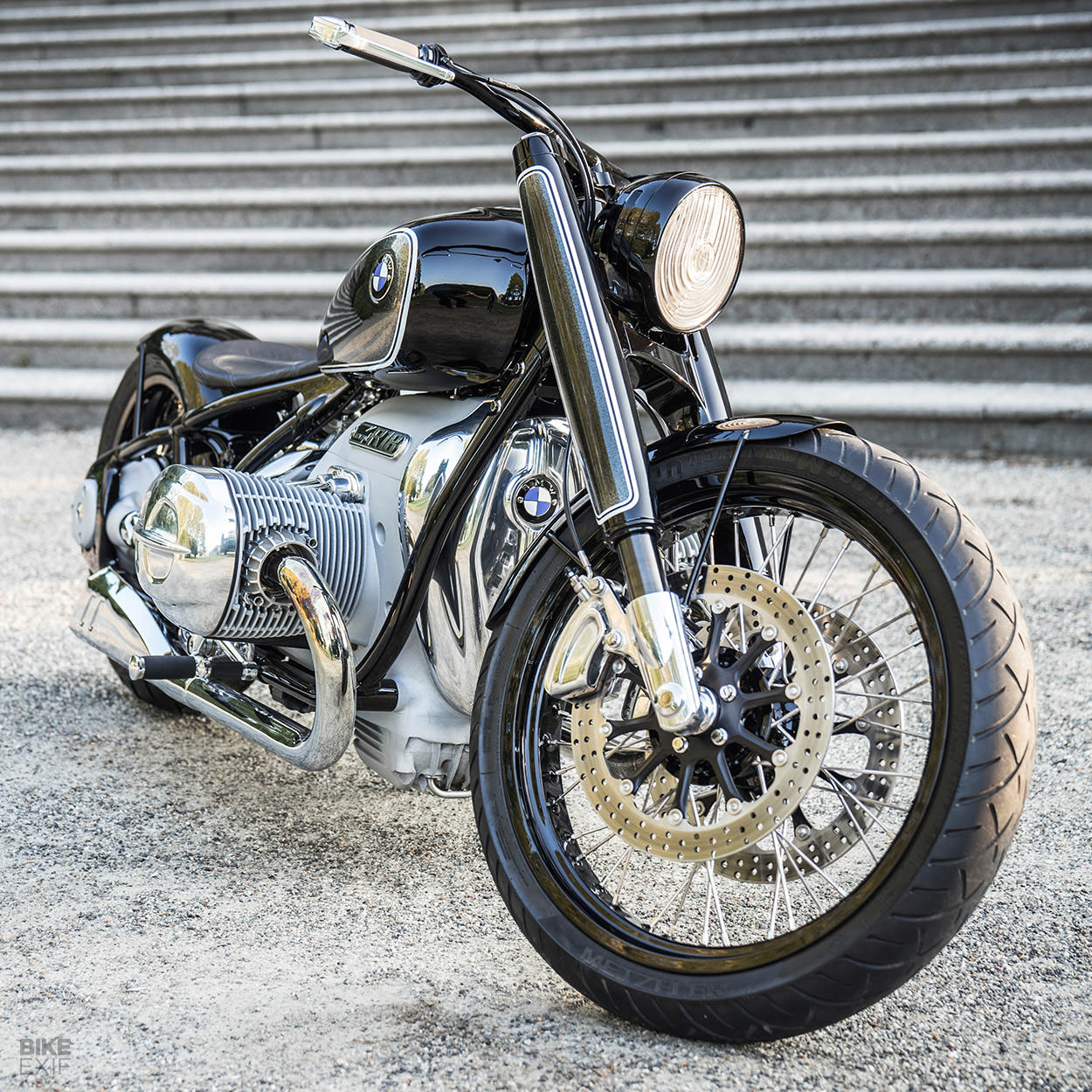The BMW Concept R18 motorcycle, star of the 2019 Concorso d'Eleganza at Villa d'Este