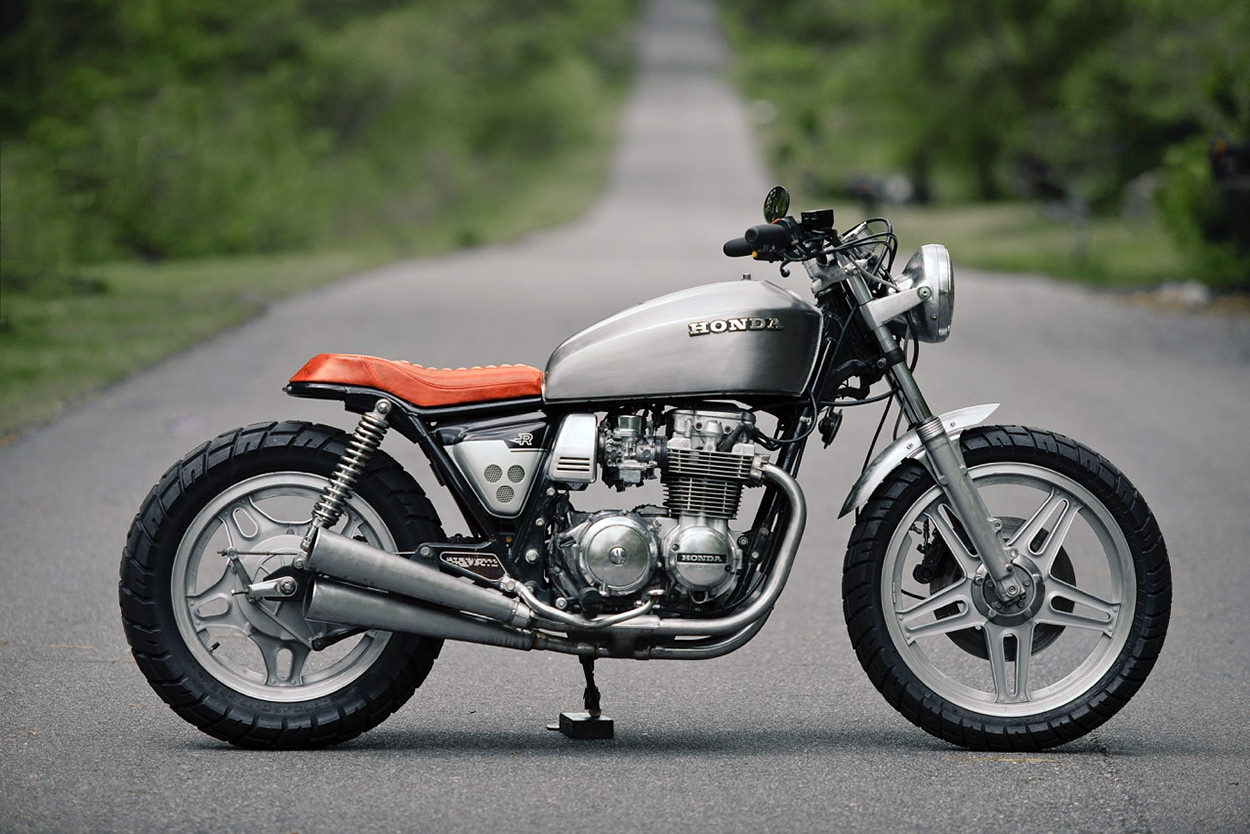 Budget Honda CB650 cafe racer by Bob Ranew of Redeemed Cycles