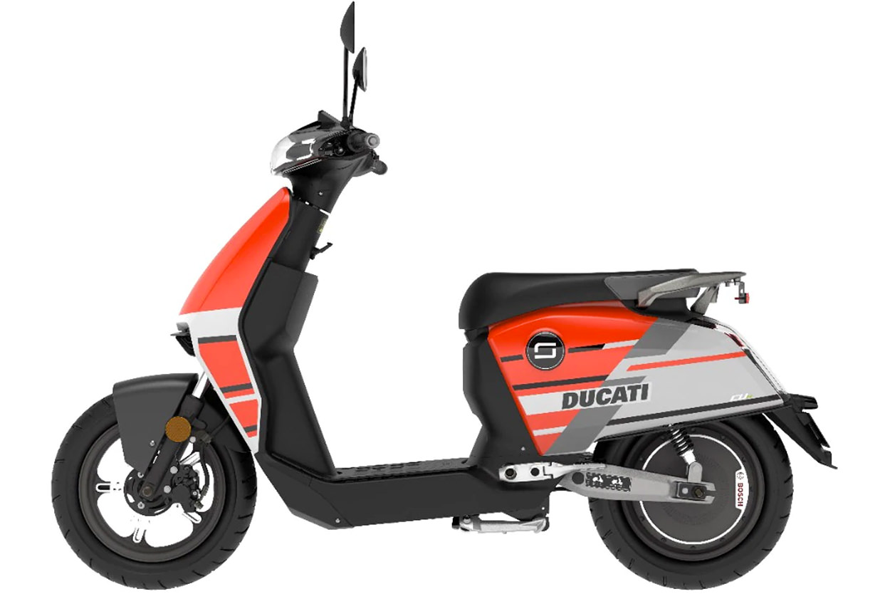 Super Soco Ducati electric scooter