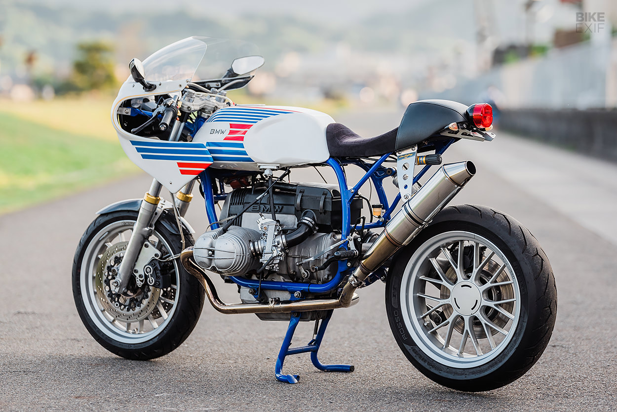 Hybrid BMW R80 and Ducati endurance style custom by Switch Stance