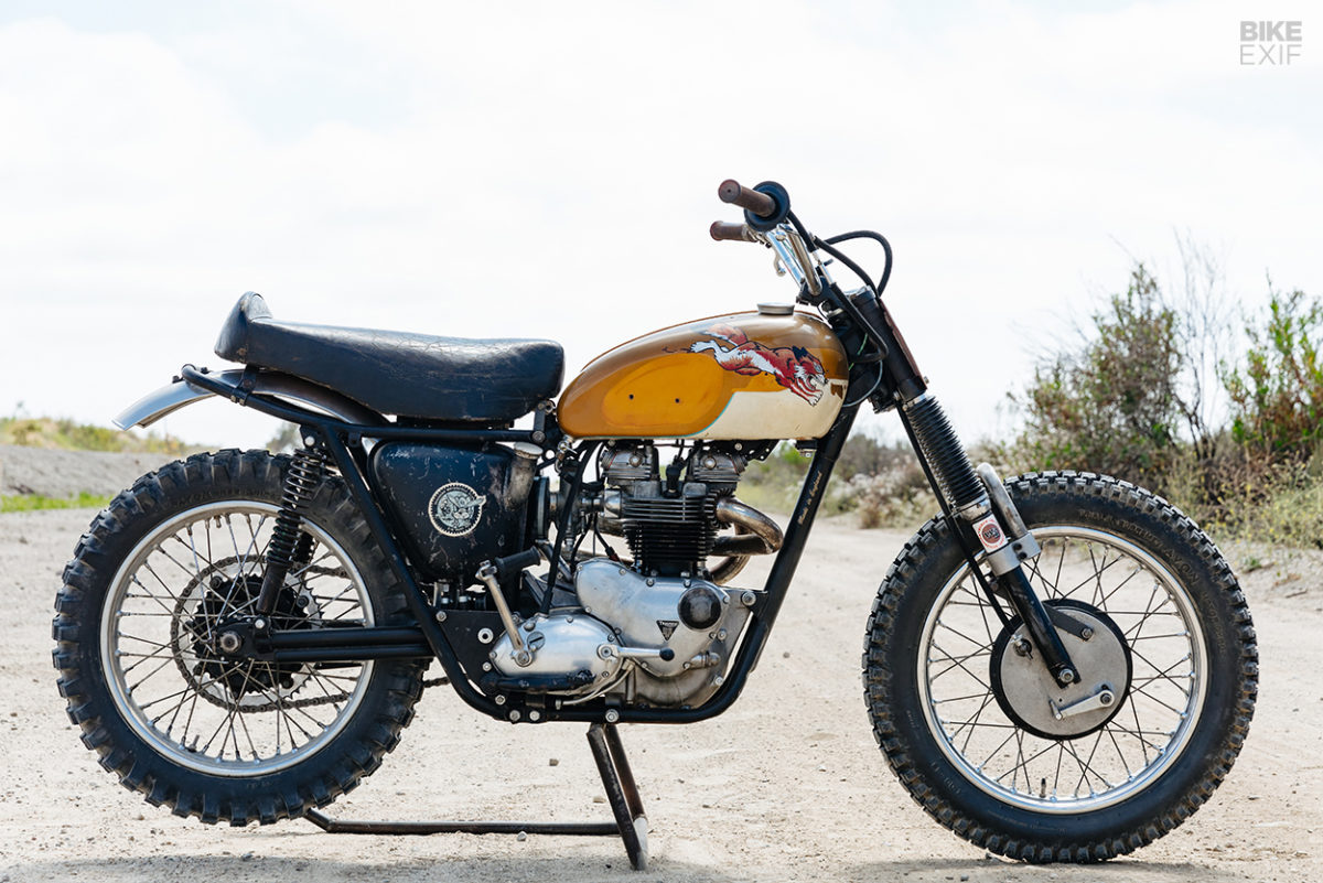 Hello Engine shows how to build a Triumph Desert Sled Bike EXIF