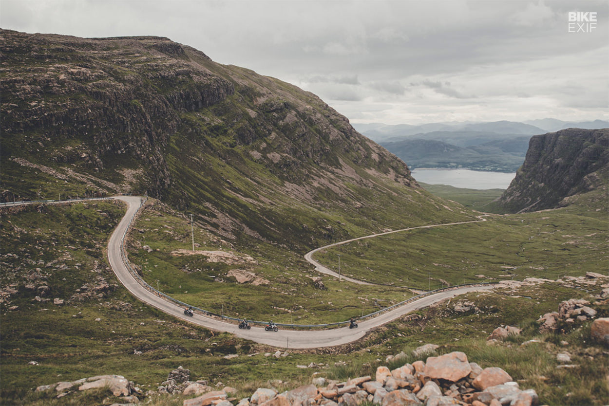 Applecross Pass in Scotland, part of the 2019 Great Malle Rally route