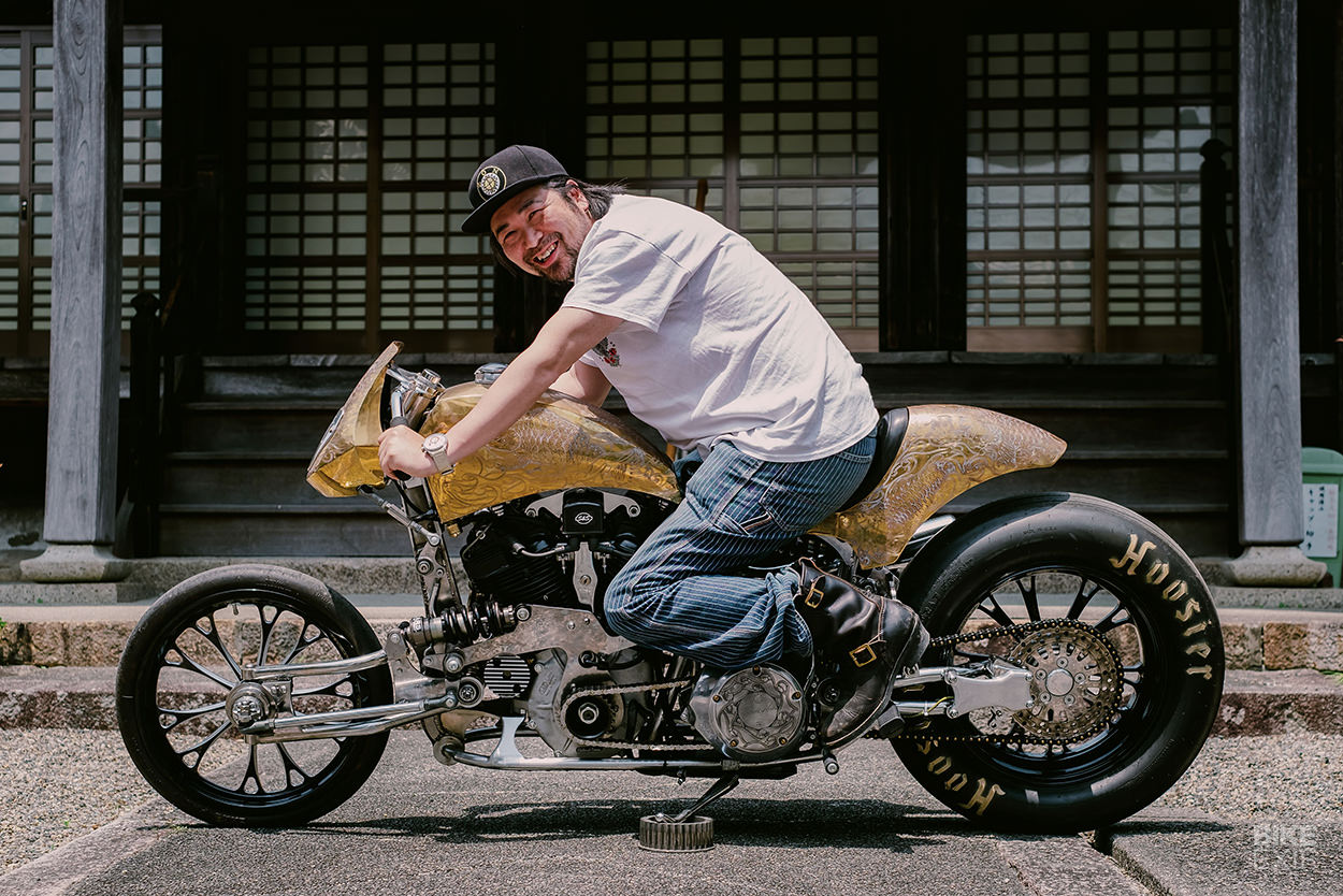 Harley knucklehead by CW Zon Japanese motorcycle workshop