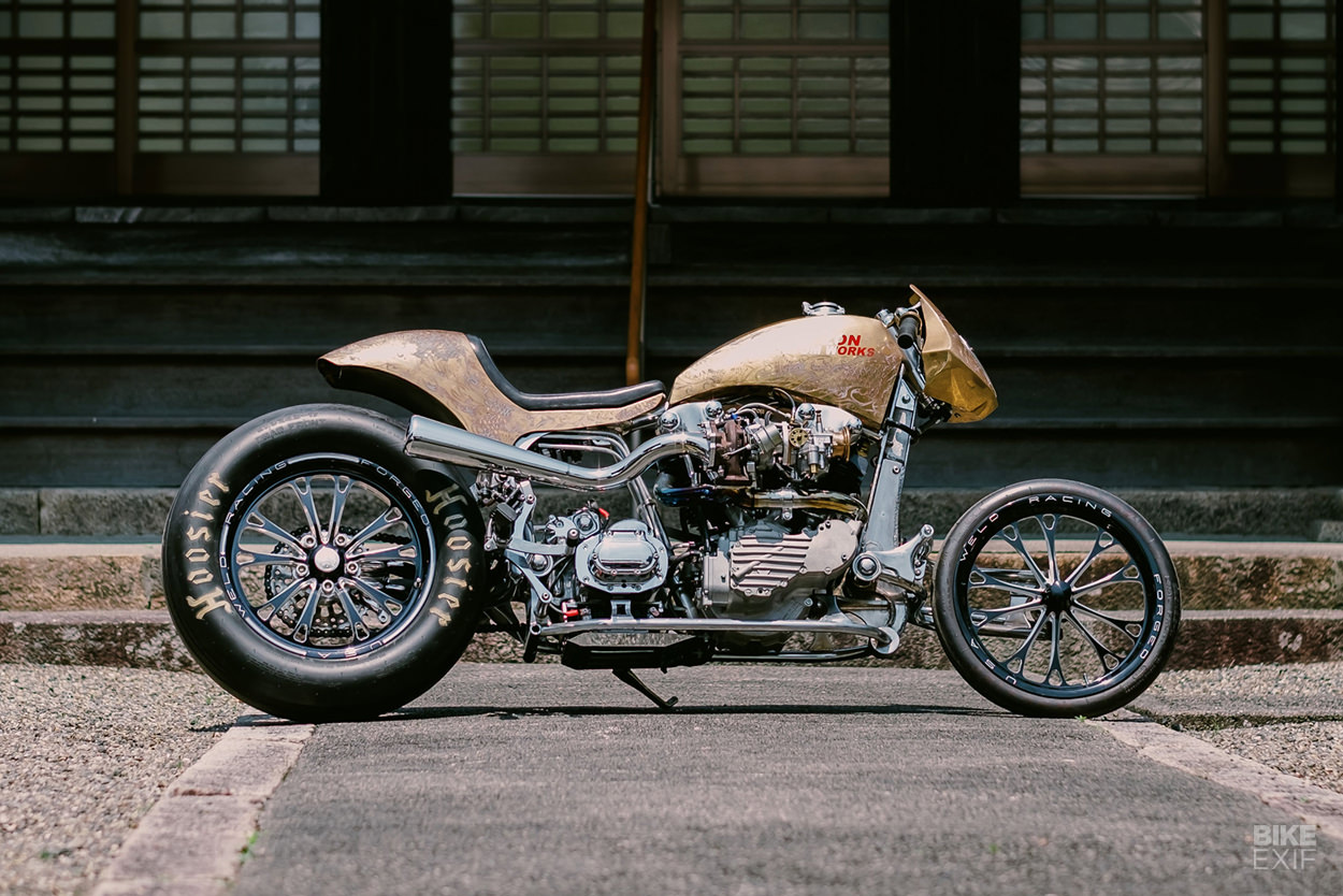 Harley knucklehead by CW Zon Japanese motorcycle workshop