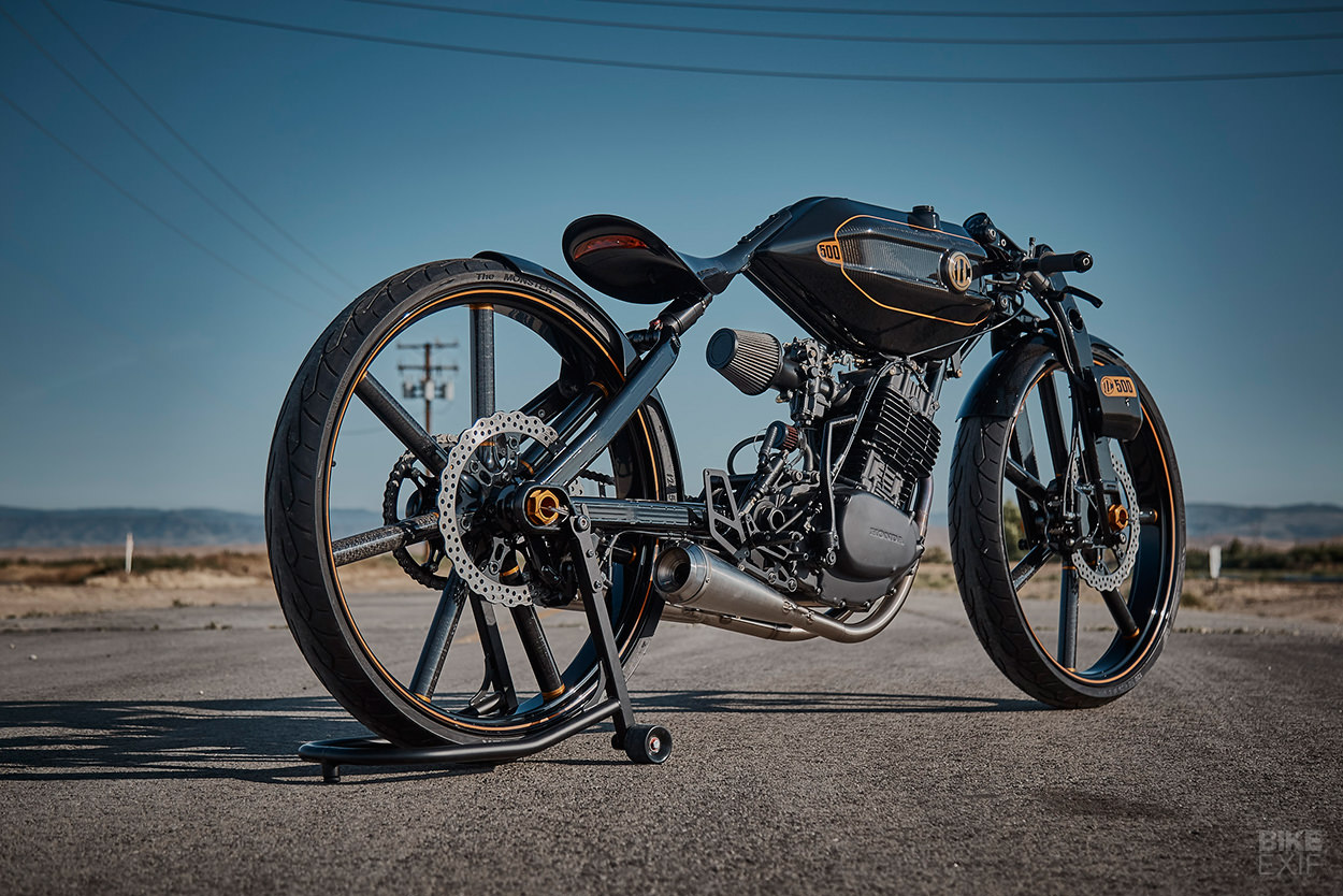 The Honda XL500 boardtracker that won two awards at The Quail in 2019