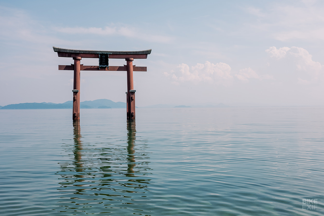 Shrine at lake Biwa, near Kyoto