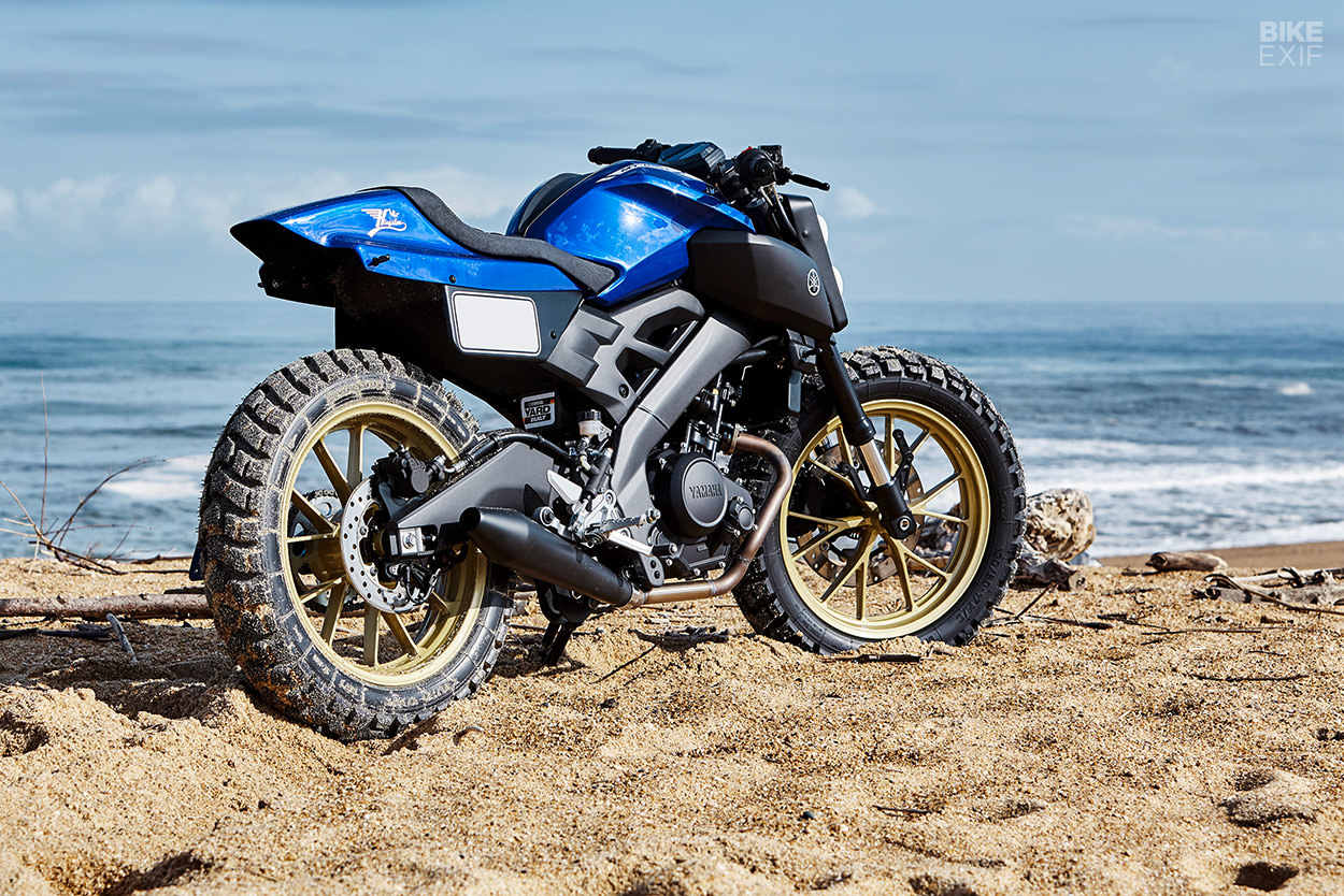 Perfectly formed: A funky Yamaha MT-125 tracker from Kingston Custom