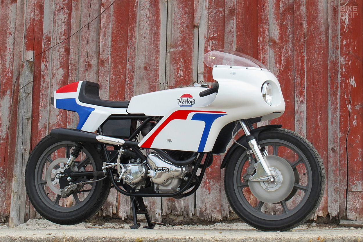 Smoking: A homage to the classic John Player Norton Commando, by Union Motorcycle Classics