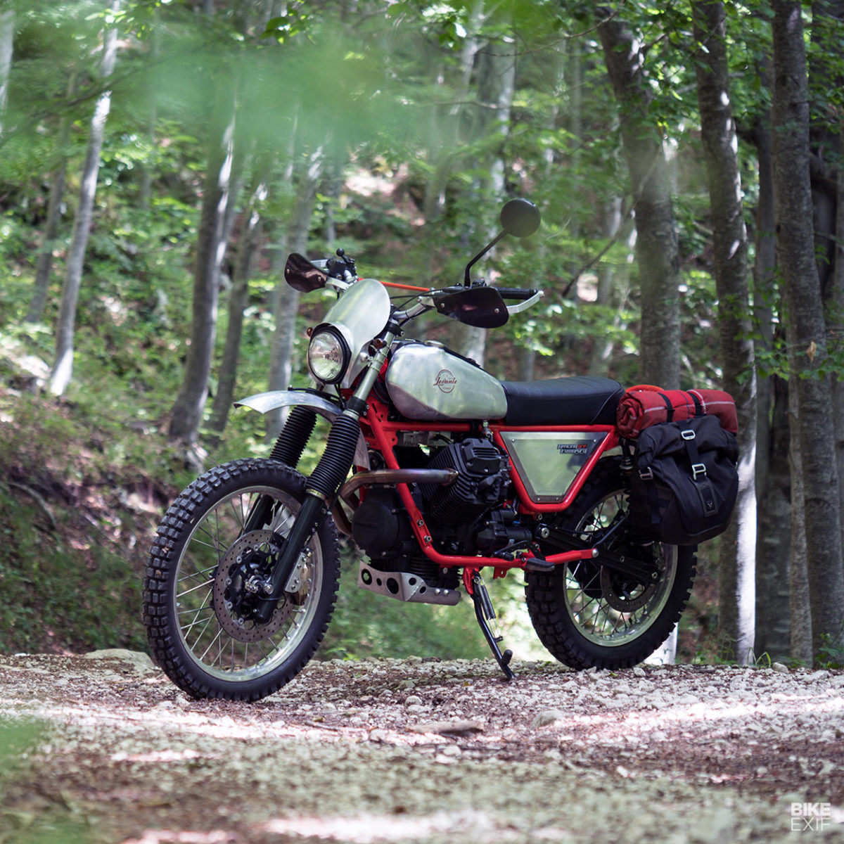 An old-school Moto Guzzi NTX from Officine Rossopuro | Bike EXIF