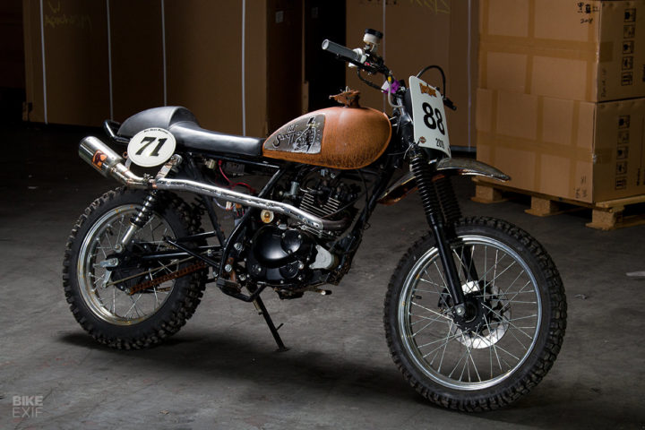 Heroic Failure: Flat tracking the Sinnis Scrambler | Bike EXIF