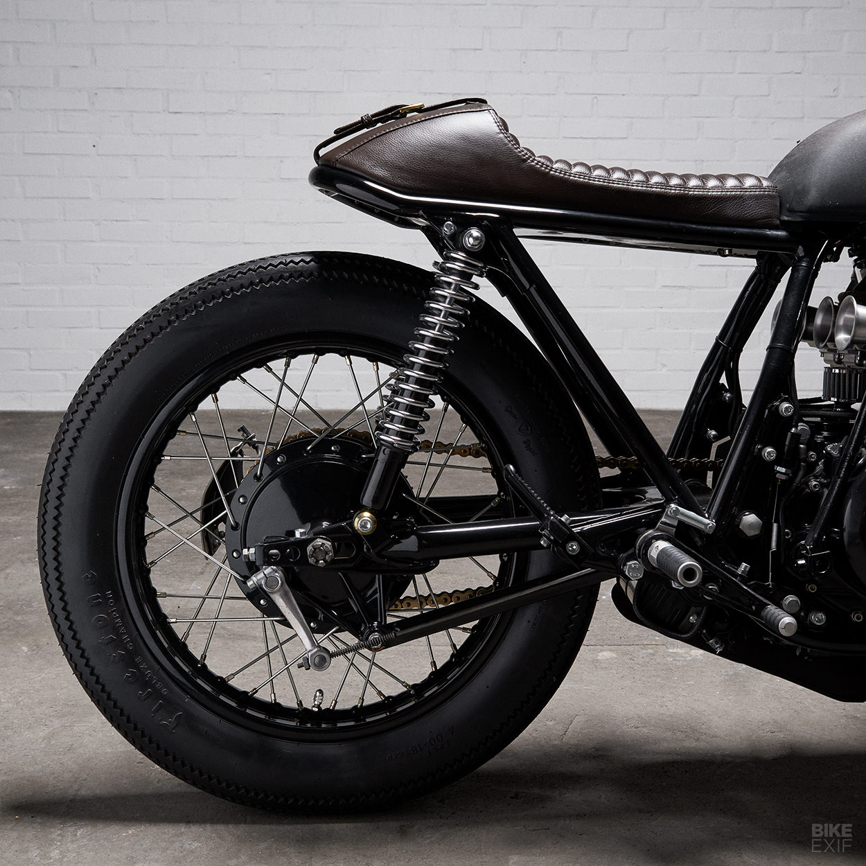 A vintage cafe racer from PAAL Motorcycles of Sweden