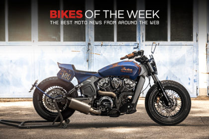 The best custom V-Twins, cafe racers and electric motorcycles from around the web