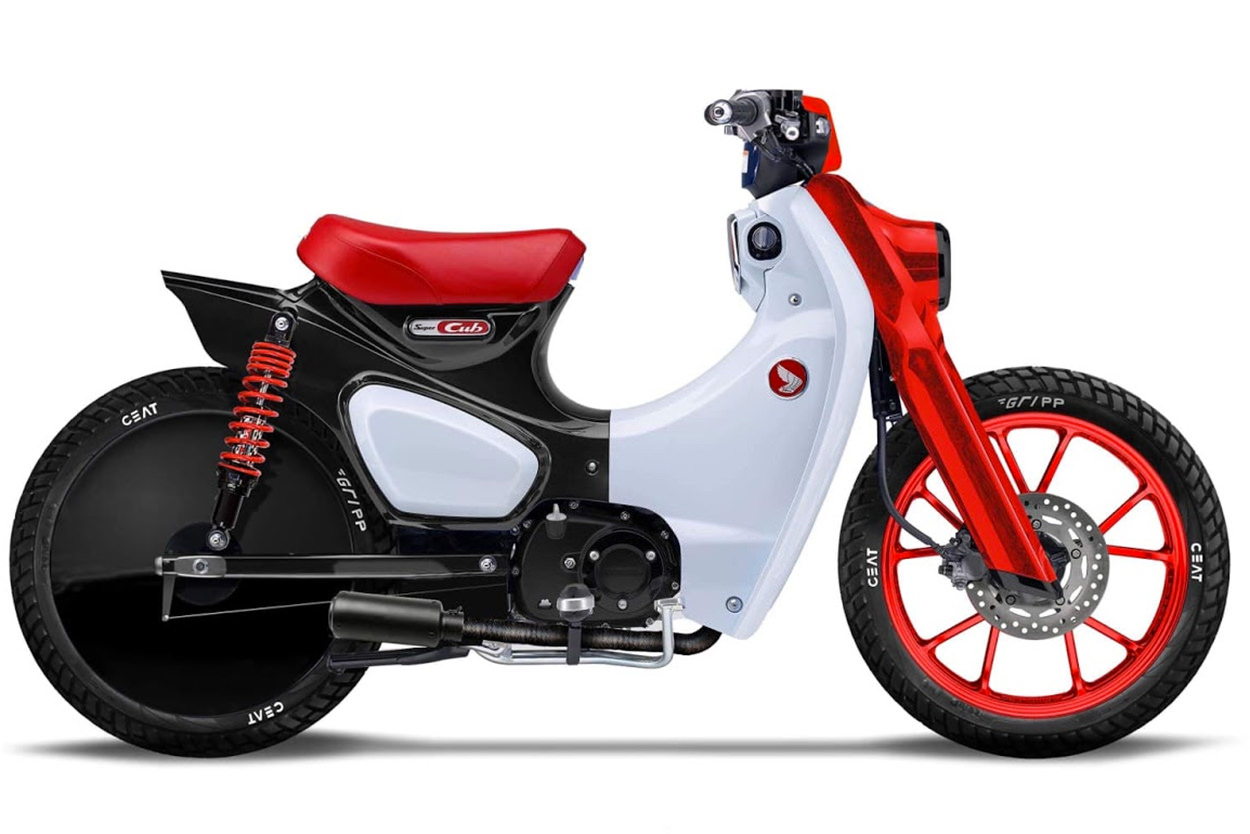 Custom Honda Super Cub by Greaser Garage