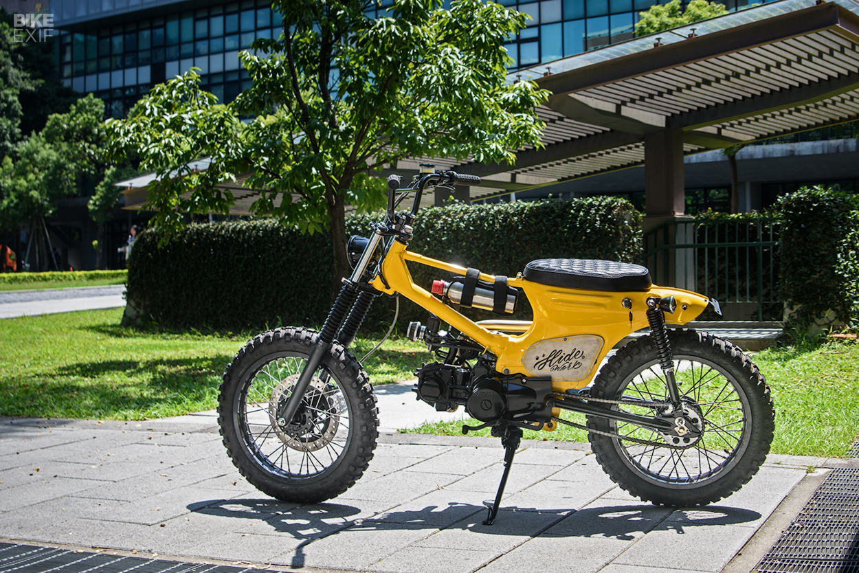 BMX-style motor bike based on the SYM Chin Wang 100