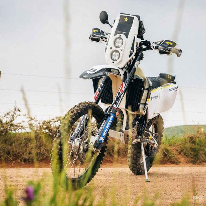 How to turn a Husqvarna FE 501 into a rally motorcycle | Bike EXIF