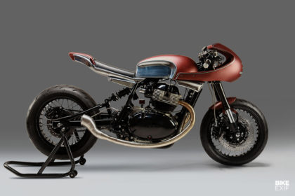 Custom Royal Enfield Continental GT 650 cafe racer by Krom Works