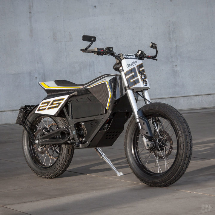 Quiet Riot: A Zero FX flat tracker built by a clay sculptor | Bike EXIF