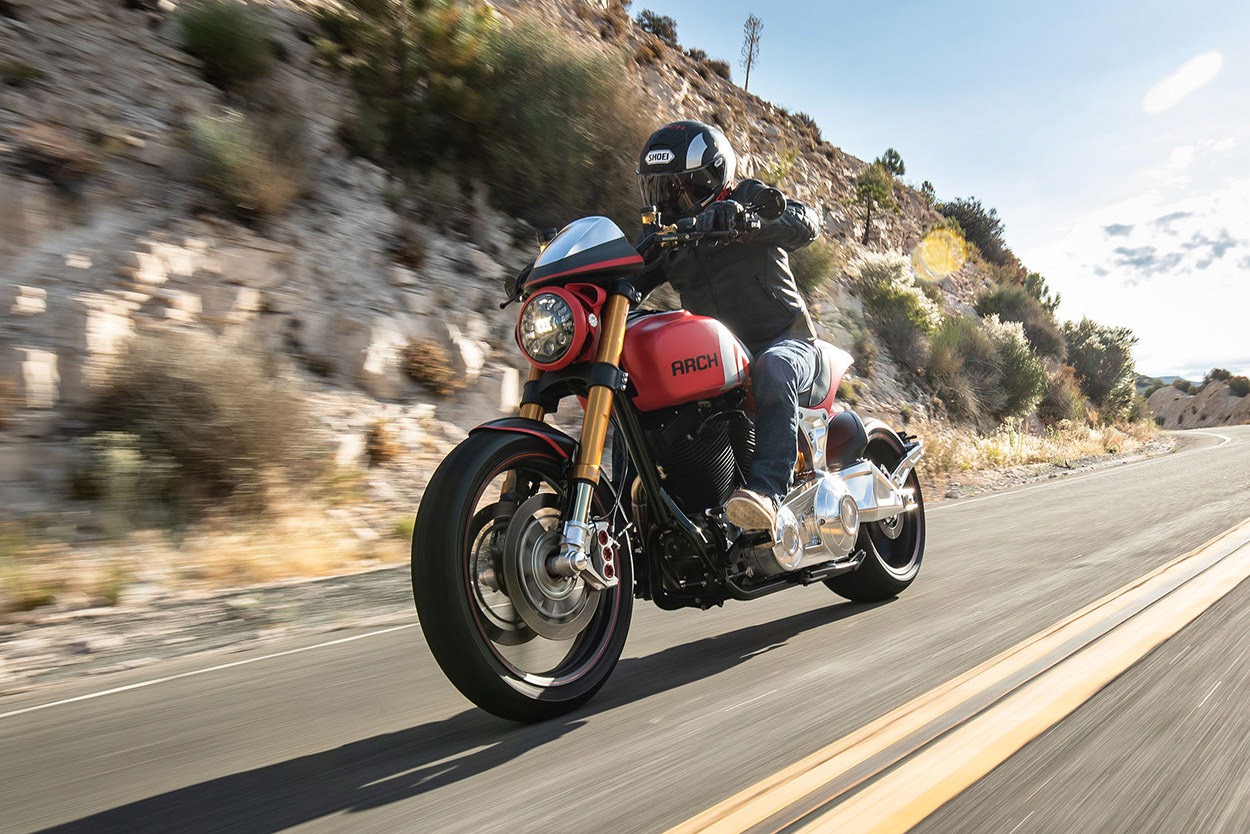 The 2020 KRGT-1 motorcycle from Keanu Reeves' company Arch 