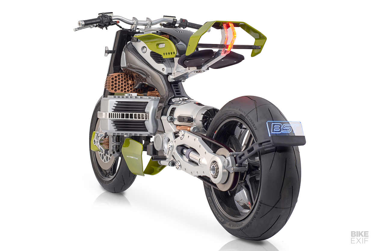 Surprise: carbon fiber wheel maker BST reveals the $80,000 HyperTEK electric motorcycle